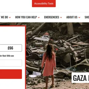 Save The Children &ndash; Website image