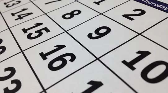 Calendar, date, time