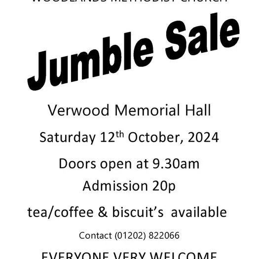 Woodlands Jumble Sale 2024