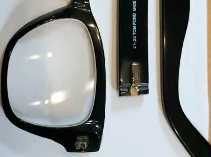 Damaged arms on Tom Ford sunglasses