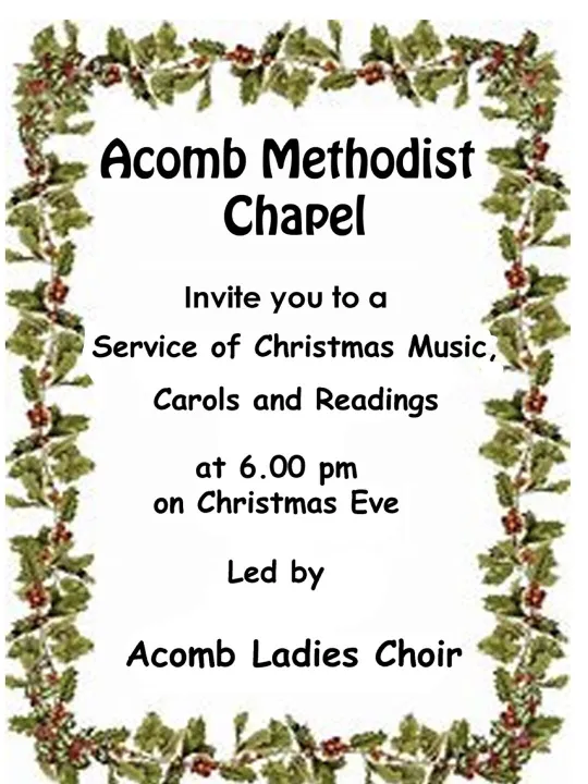 Christmas Eve @Acomb