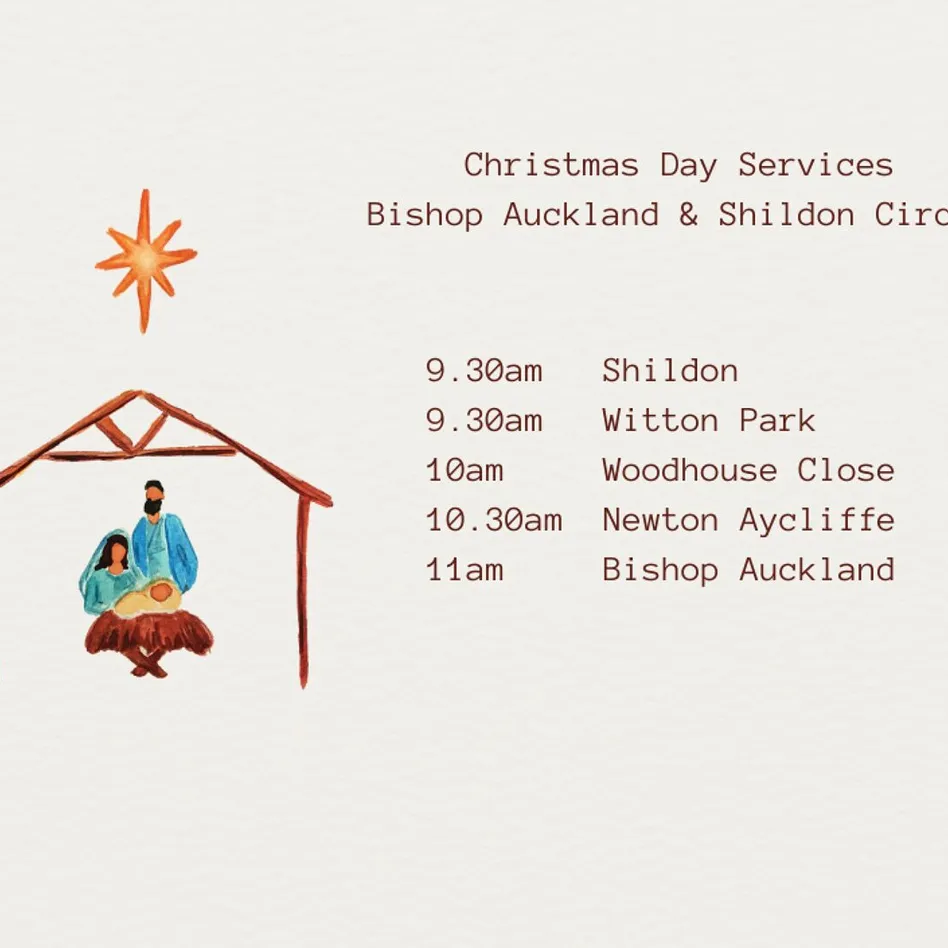 Christmas Day Services 2024  &ndash; Bishop Auckland & S