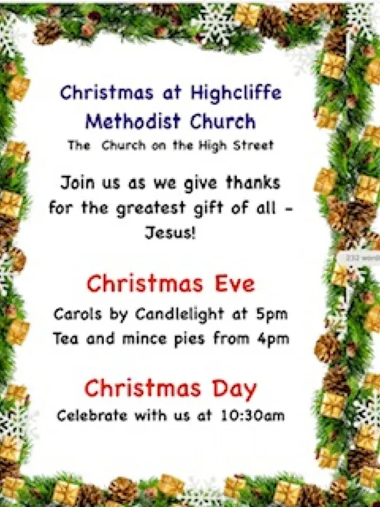 Highcliffe Christmas Services