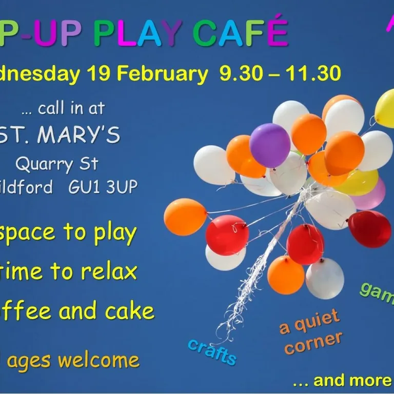 Pop Up Play Cafe Feb 2025