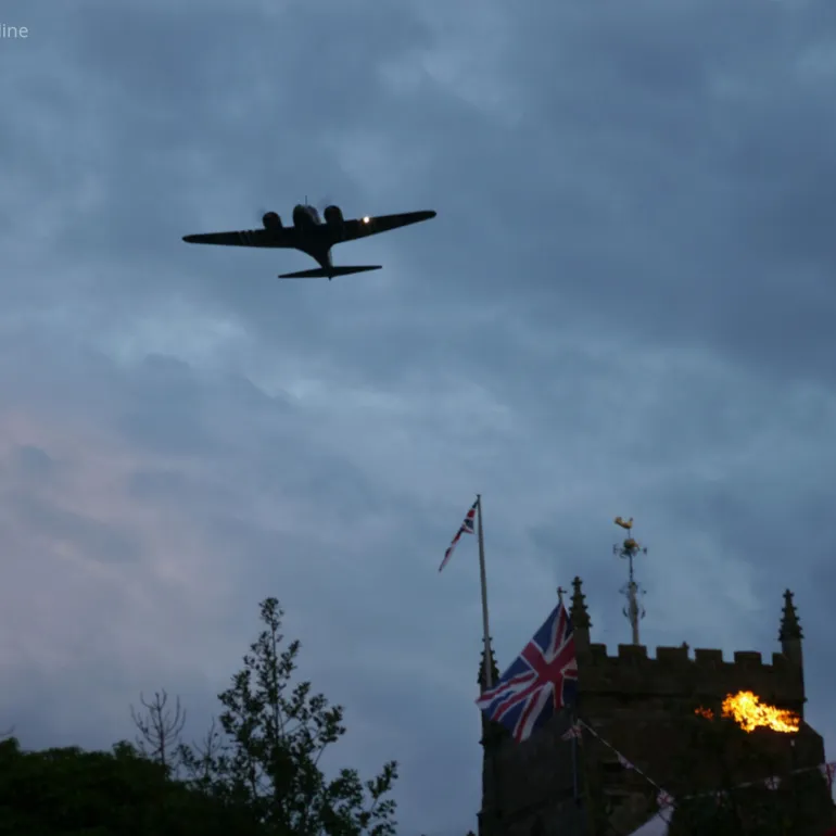 Fly past
