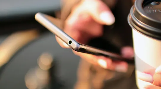 Person Holding Smartphone