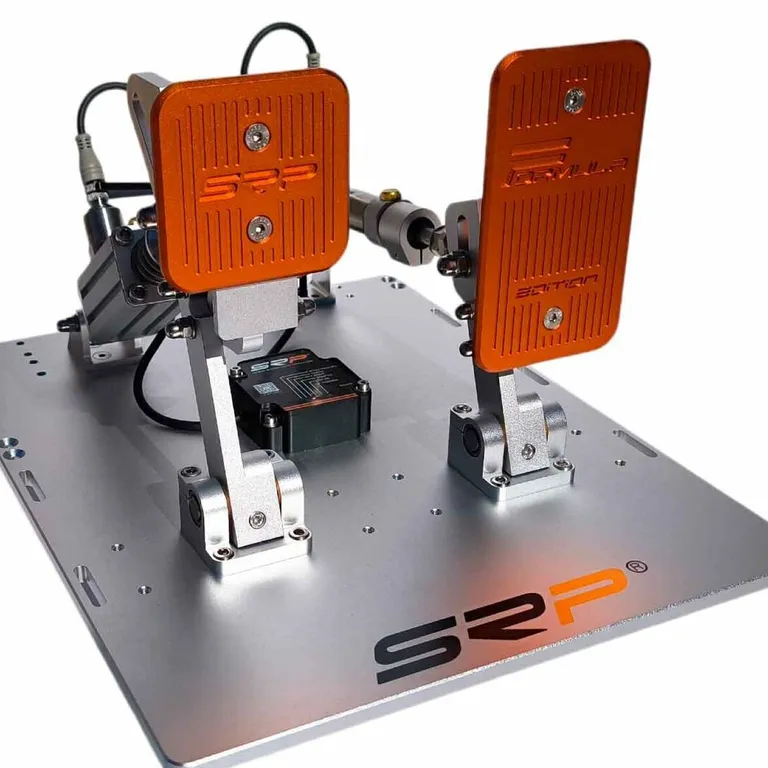 Sim racing rig pedal set