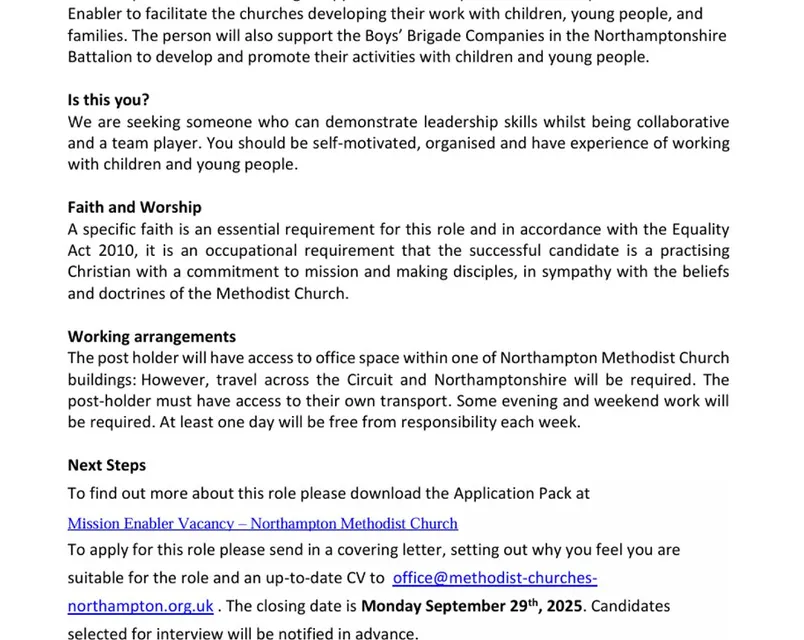 Mission Enabler Role