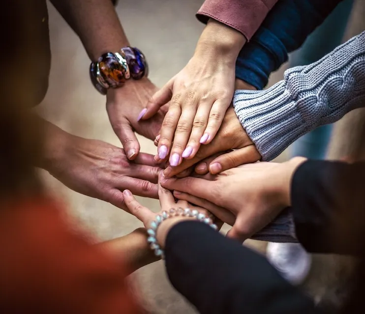 Team, friendship, group, hands, cooperation
