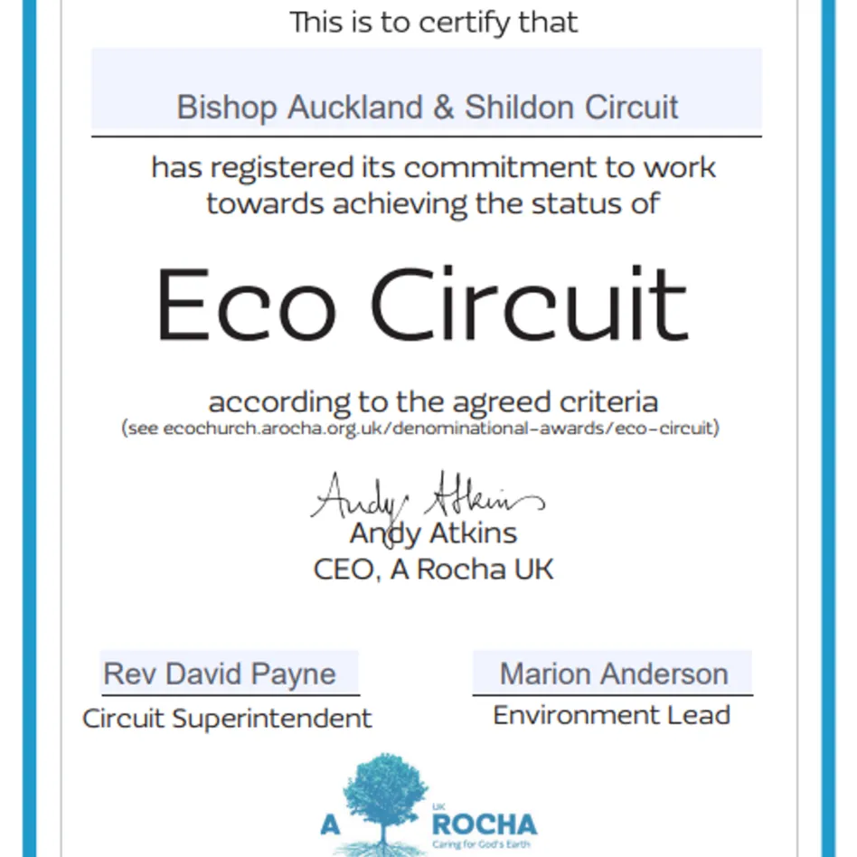 Bas Eco Circuit Certificate registration