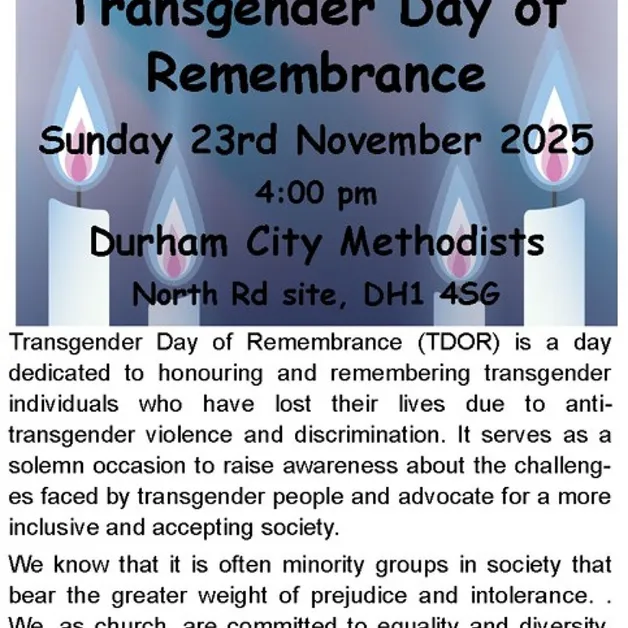 Transgender Day of Remembrance Ddv 23.11.2025