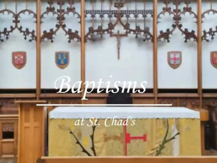 Baptisms at St. Chad's