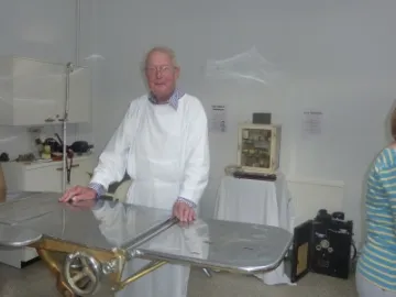 Dr Campbell in 1920 Style Operating Theatre