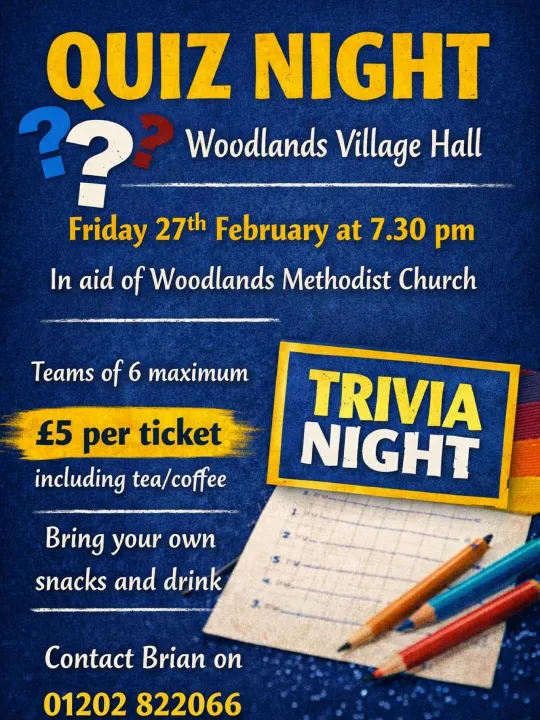 Woodlands Quiz Poster