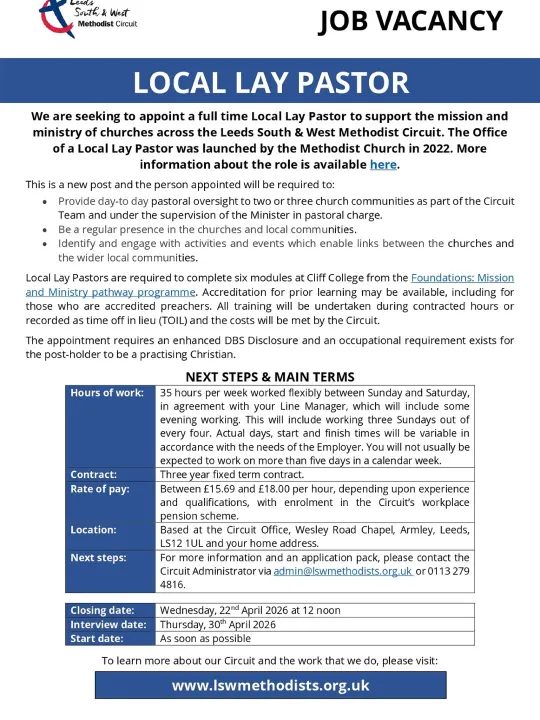 Leeds South & West Mc &ndash; Advert &ndash; Llp