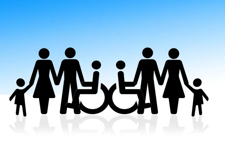 Inclusion, group, wheelchair, wheelchair users