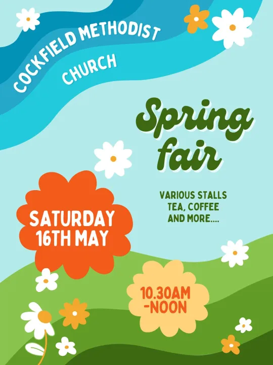 Cockfield Spring Fair 16.05.2026