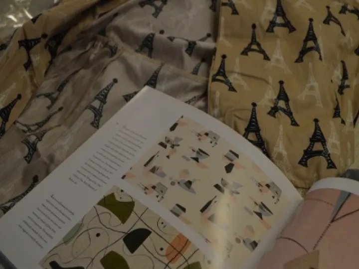 fabric comparison to early 50s fabric book