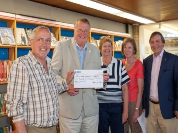 Cheque Presentation to HCL