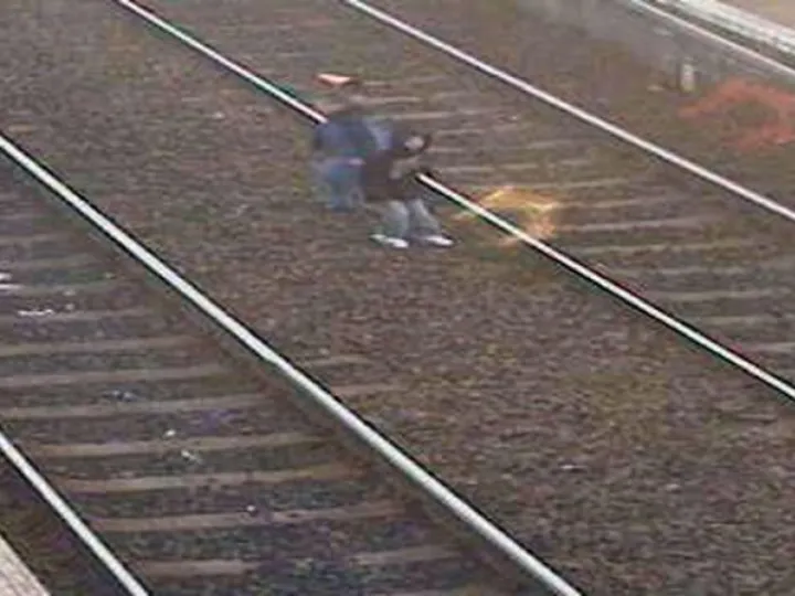 Kids on Railways Tracks 01