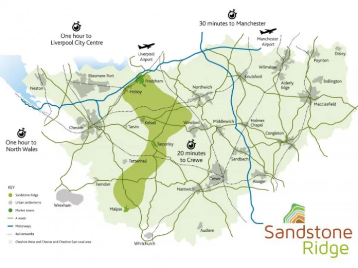 Sandstone Ridge contextual map