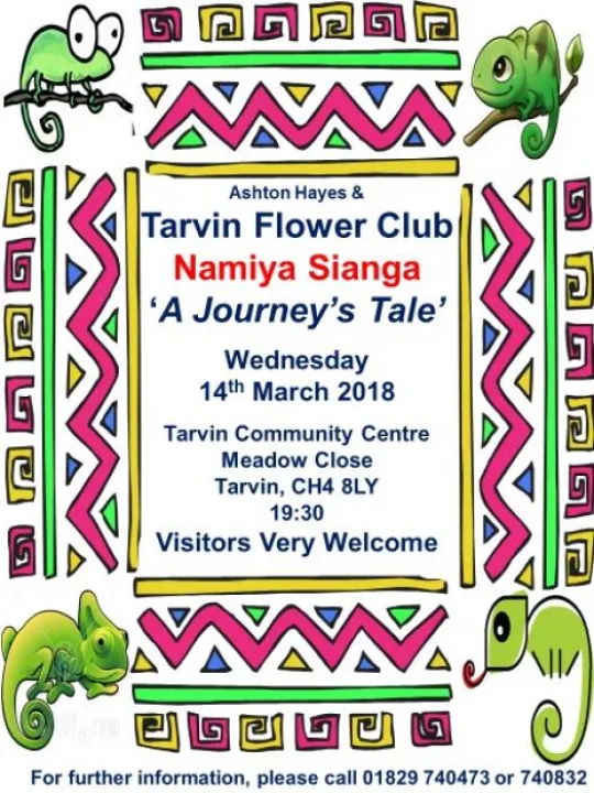 AH&T Flower Club poster Mar 2018
