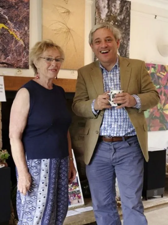 Jenny with John Bercow