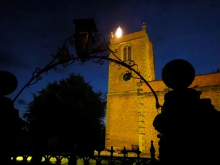 Jubilee Beacon from church gate