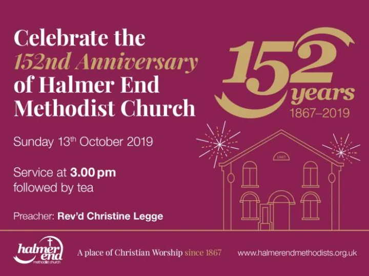 Halmer End 152 Years Poster