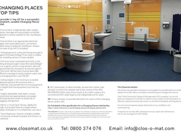 closomat cp top tips