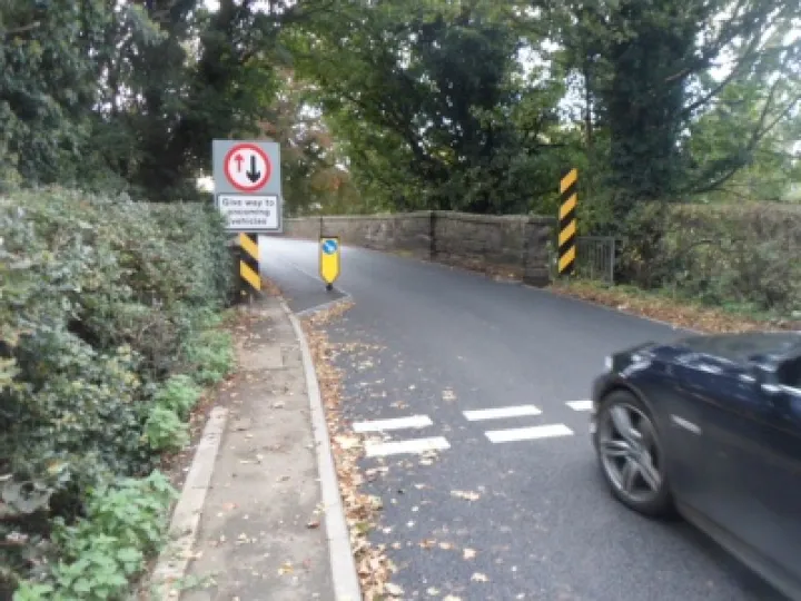 Traffic calming finshed