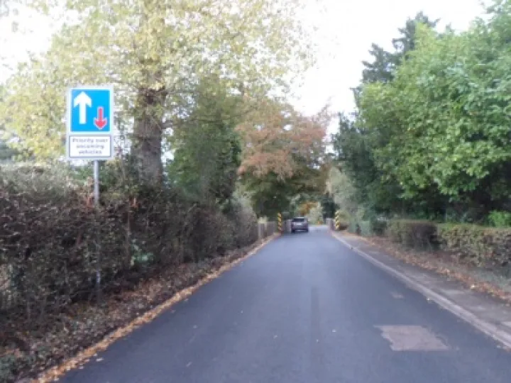 Traffic calming finshed