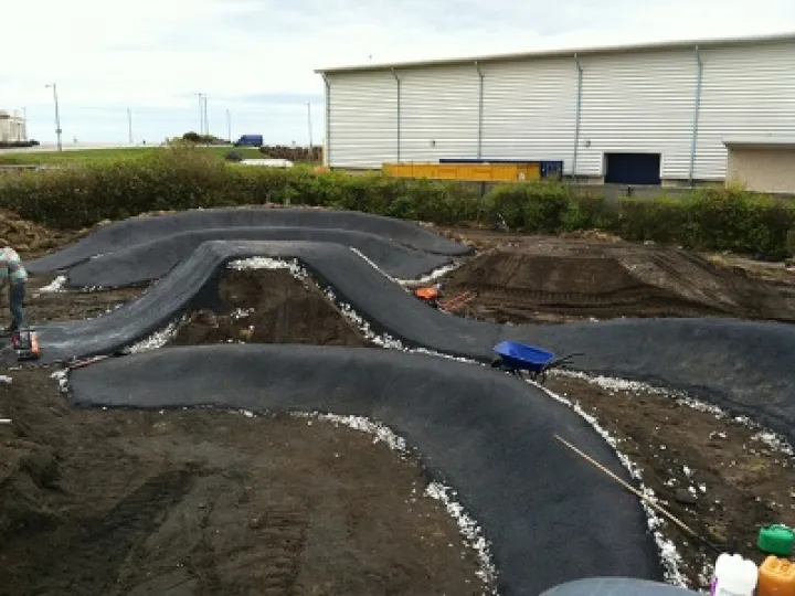 Transition Extreme skatepark groundworks