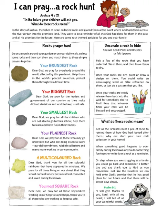 I can pray a rock hunt