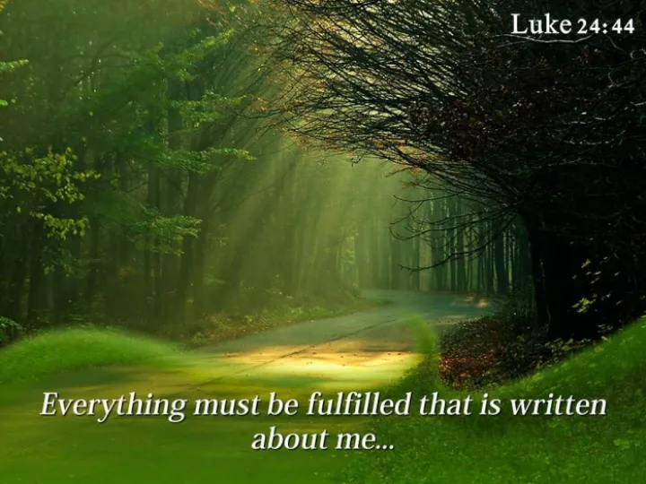 luke 24 44 the prophets and the psalms powerpoint church sermon