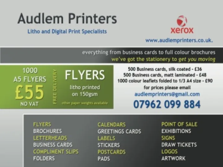 Audlem Printers