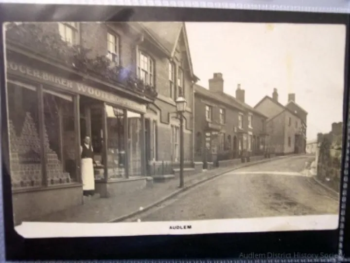 Bakery with Mr wood outside