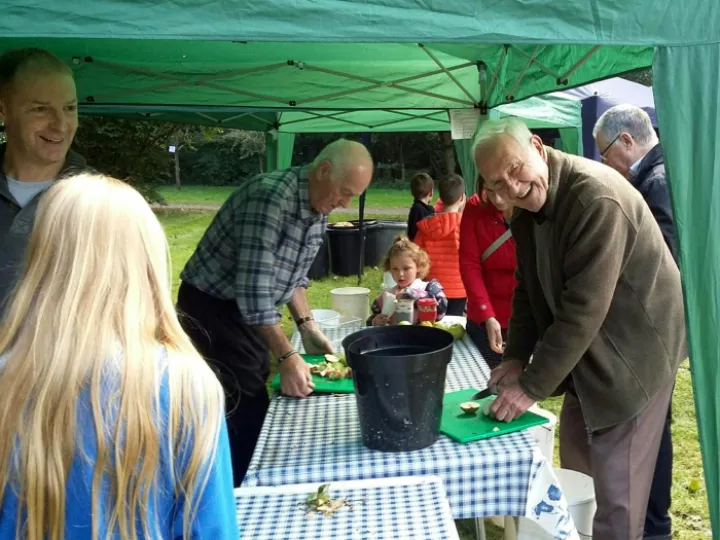 Apple Pressing Brian and John