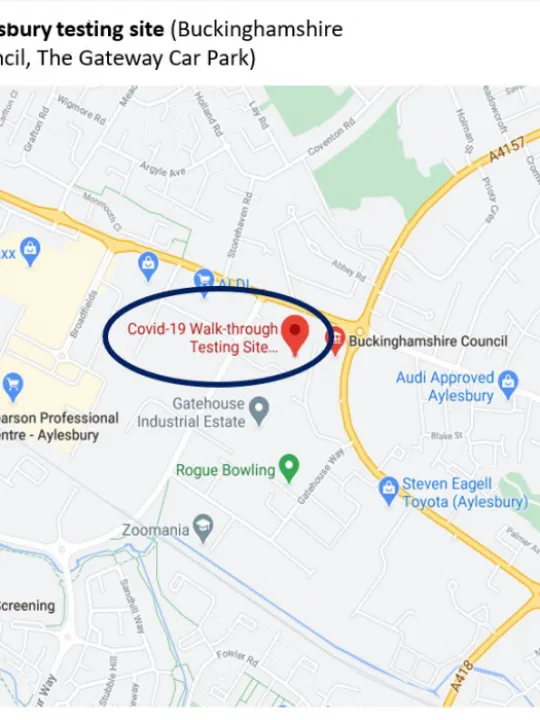 Covid Test Site_Aylesbury