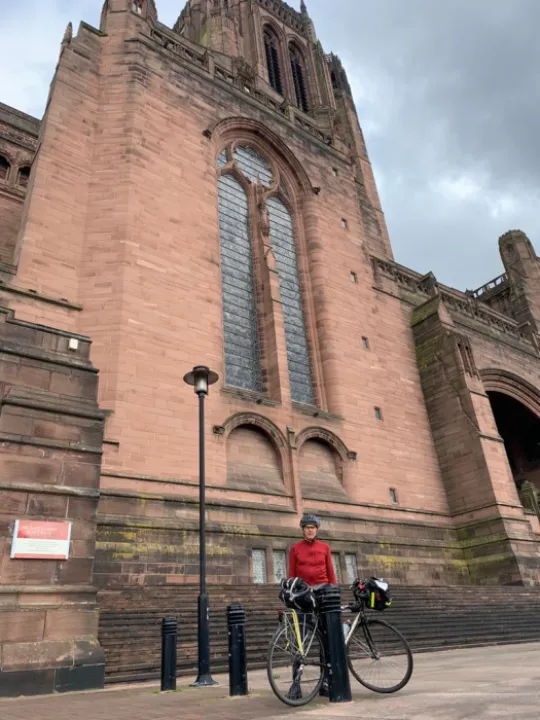 Revd John Kime – Liverpool Cathedral (C of E) Climate Change Cycle Ride – 15 May 21