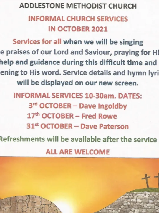 Informal Services &ndash; Oct 21