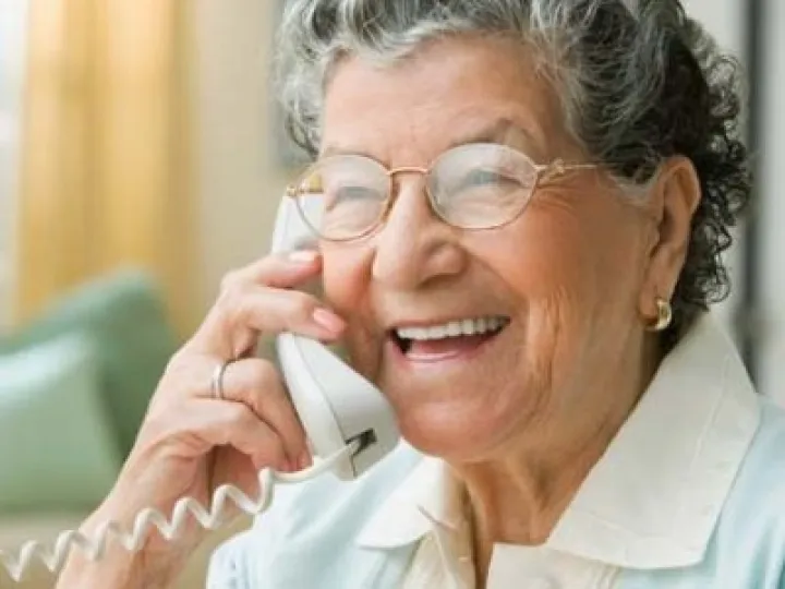 Older person on telephone 02