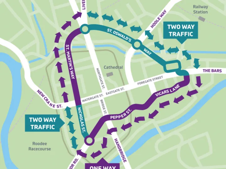 Revised Clockwise Map of Chester