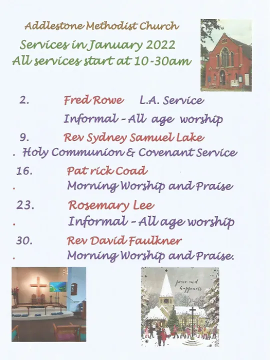 Services in January 2022