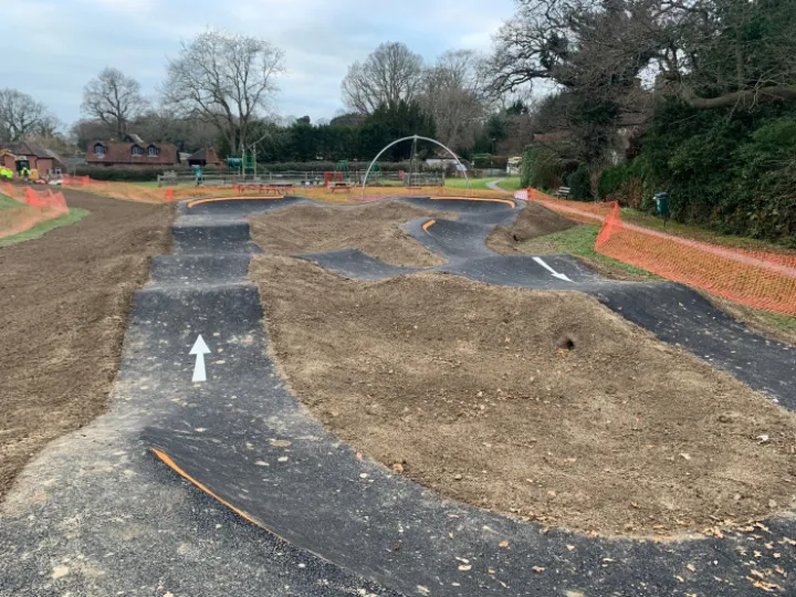 Bolney pump track straights