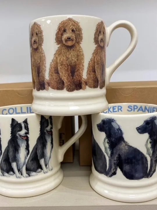 Cockers and Collie mugs