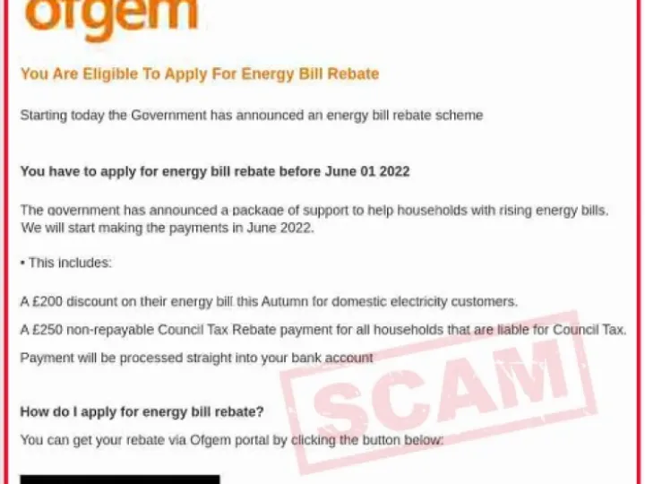 Ofgem scam email