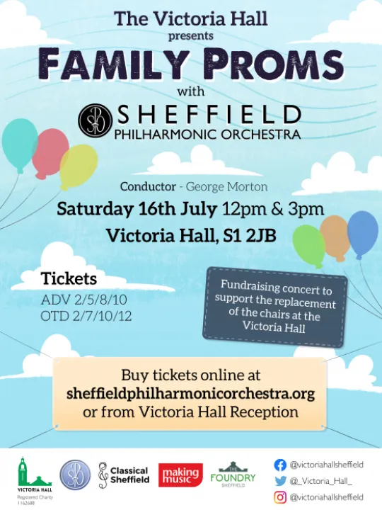 Record 29-Sheffield Philharmonic Orchestra Proms Fundraiser Event for Victoria Hall Methodist Church Main Hall Renovations