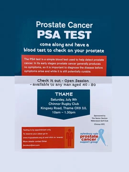 PSA Test Poster 2022