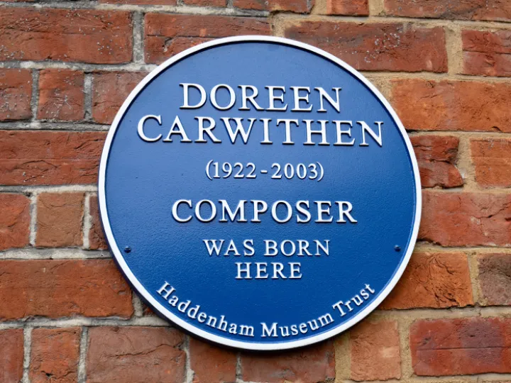 Carwithen Blue Plaque